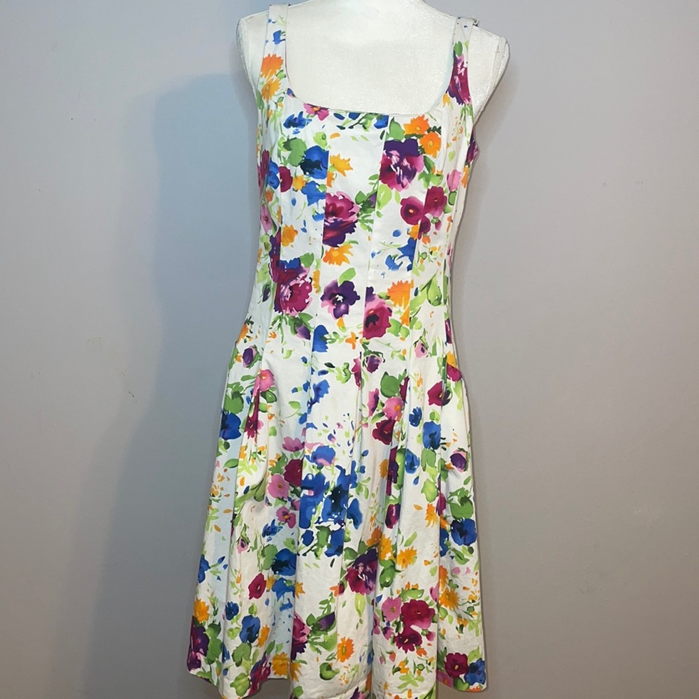 Ralph Lauren fit & flare floral dress